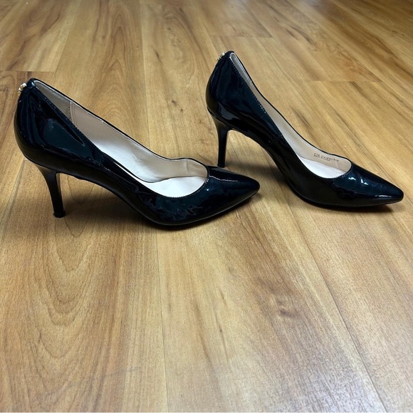 Cole Haan Women’s Black Patent Leather Pointed-Toe Heels - Picture 10 of 11